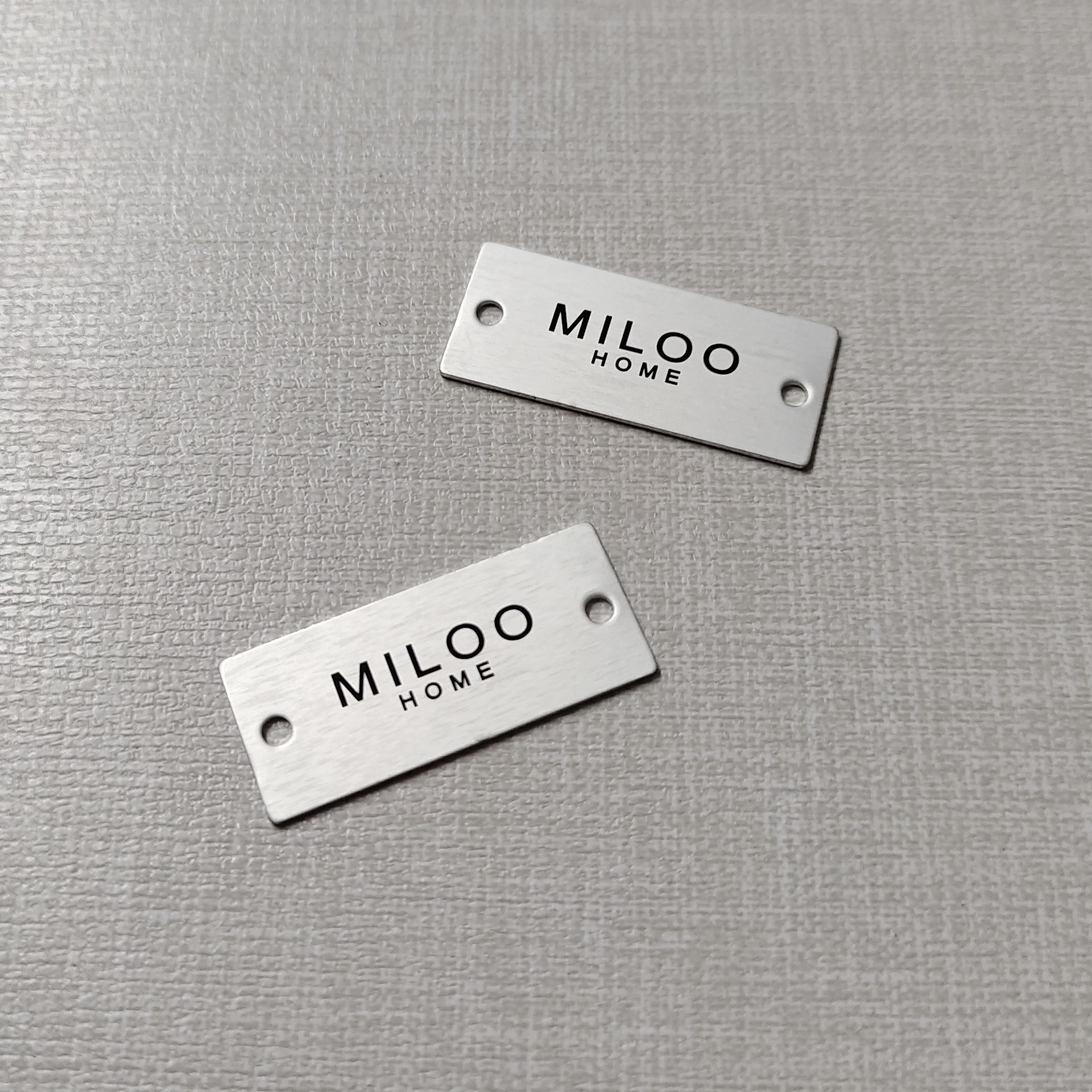 High-gloss aluminum nameplate design 05, custom metal gift