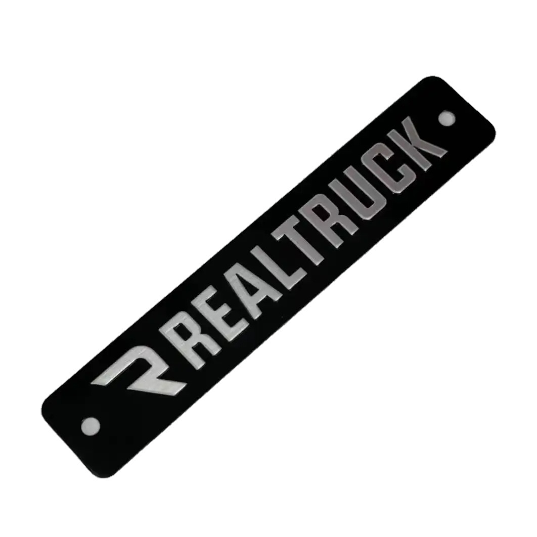 High-gloss aluminum nameplate design 09, custom metal gift