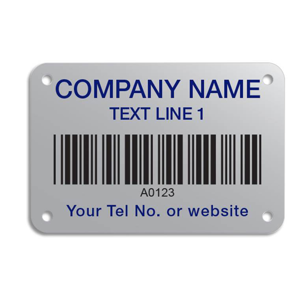 High-gloss aluminum nameplate design 10, custom metal gift