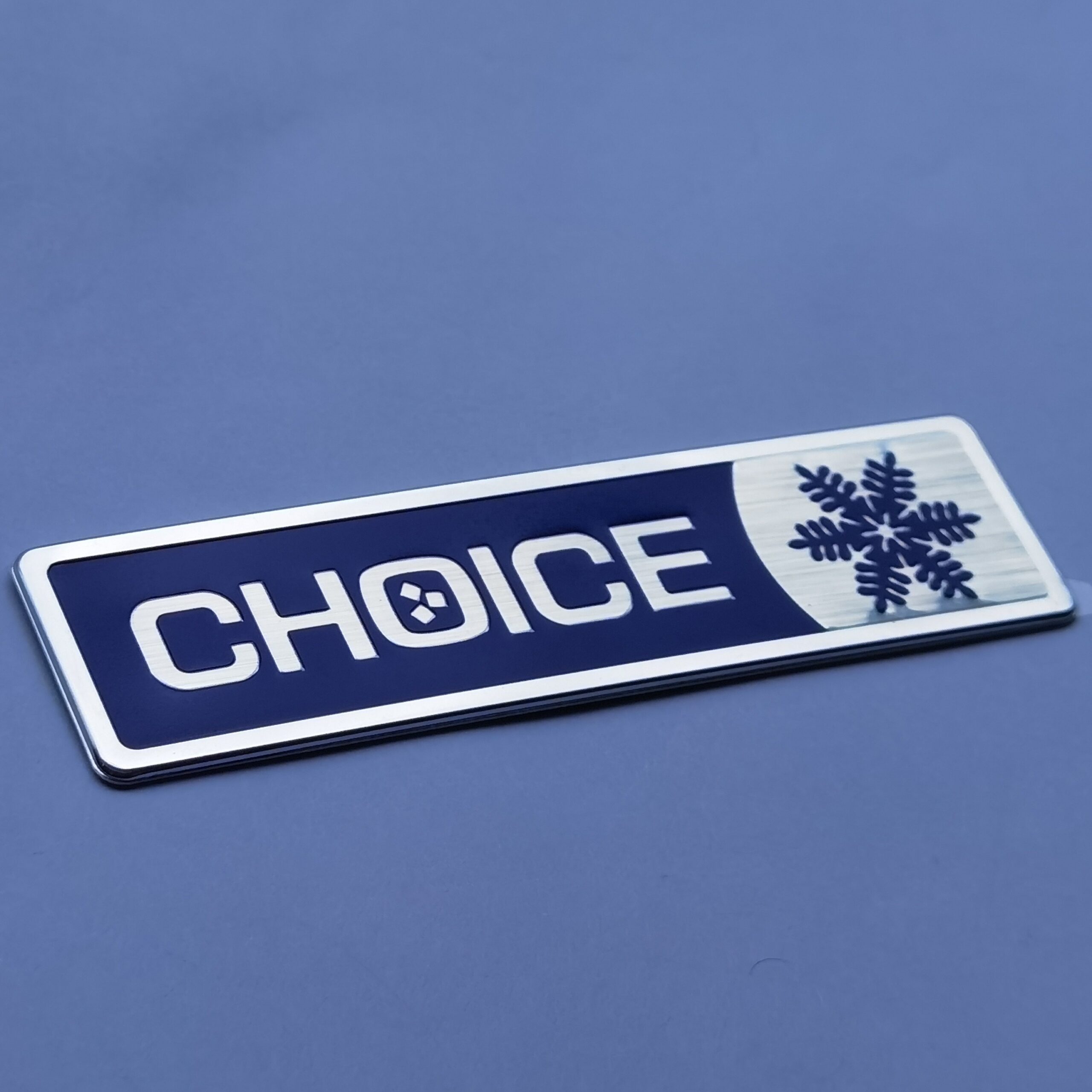 High-gloss aluminum nameplate design 11, custom metal gift