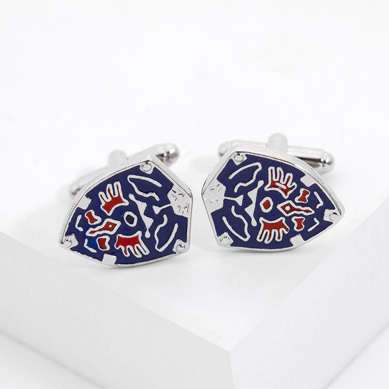 Custom metal cufflinks design 06, corporate gift