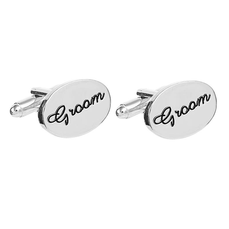 Custom Cufflinks Design 28 with Tie Clip | Logo Metal Gift Set