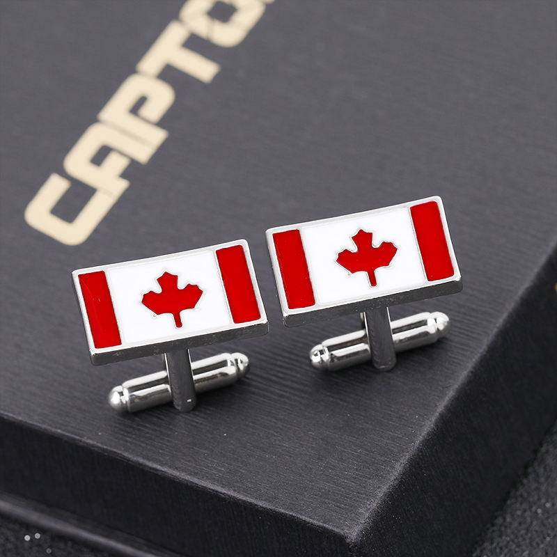 Enamel Logo Cufflinks Design 29 | Custom Metal Corporate Gift