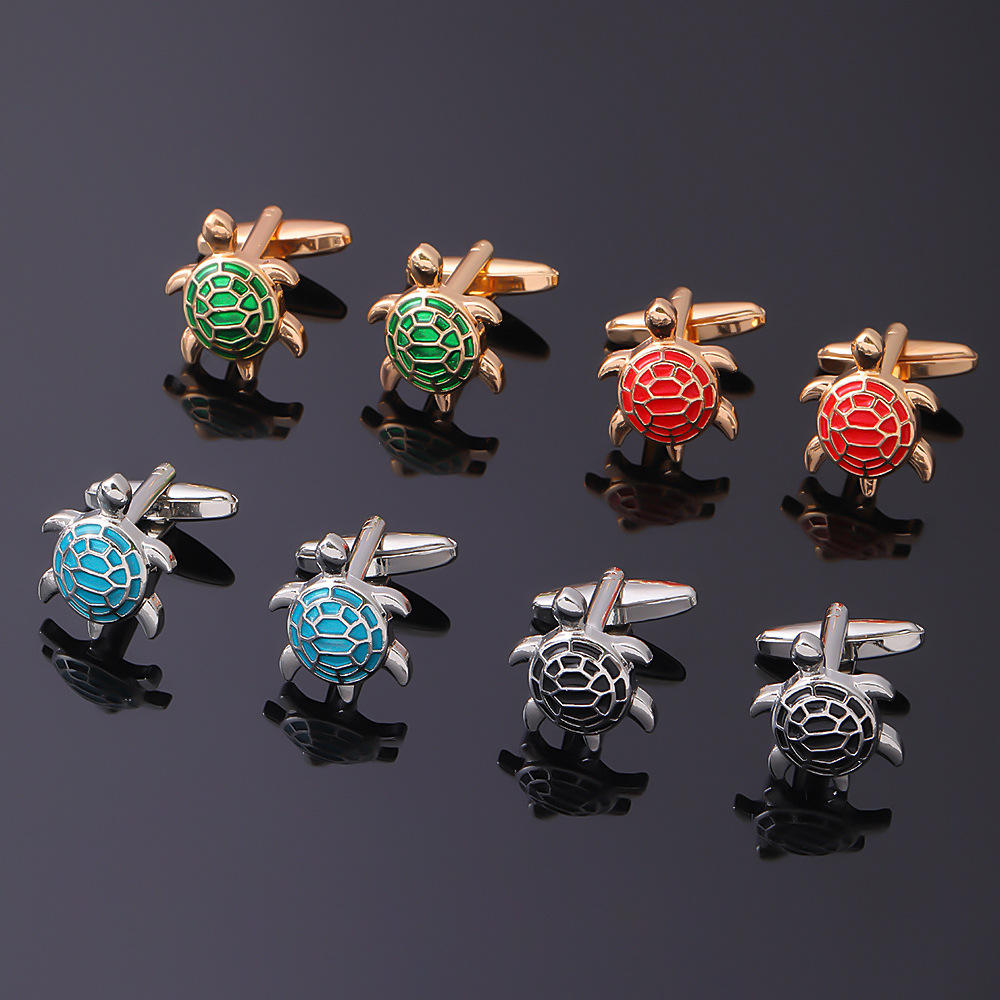 Enamel Logo Cufflinks Design 35 | Custom Metal Corporate Gift