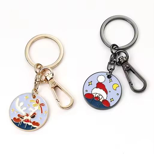 Custom Keychain Design 07 | Christmas Gift Keyring