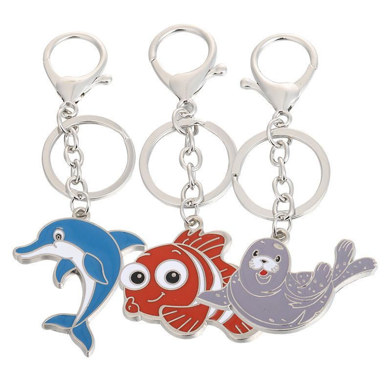 Custom Keychain Design 11 | Sea Animal Keyring Set