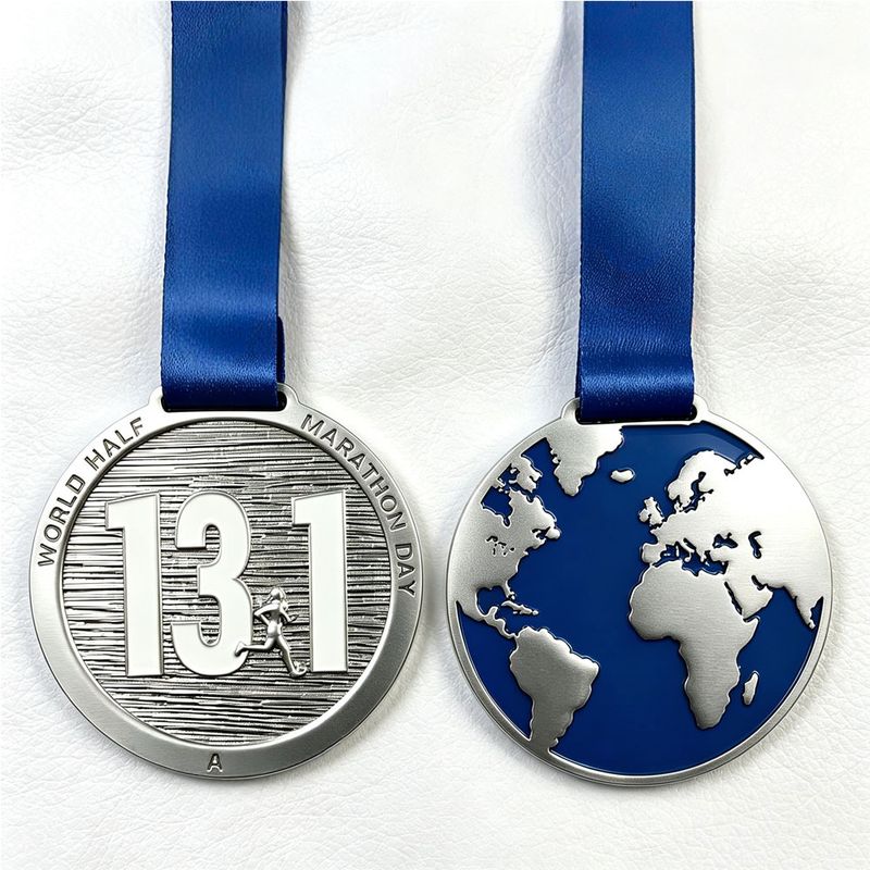 Award Medal Design 03 | Half Marathon Silver Medal