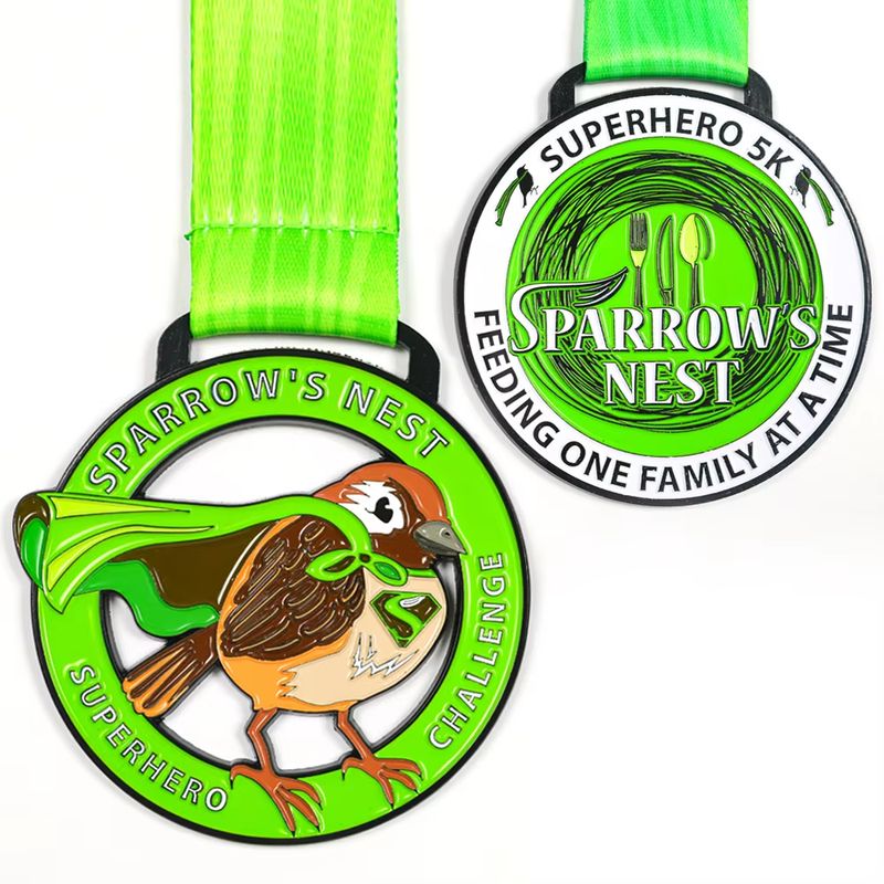 Custom Sports Medal Design 06 | 5K Charity Run Medal