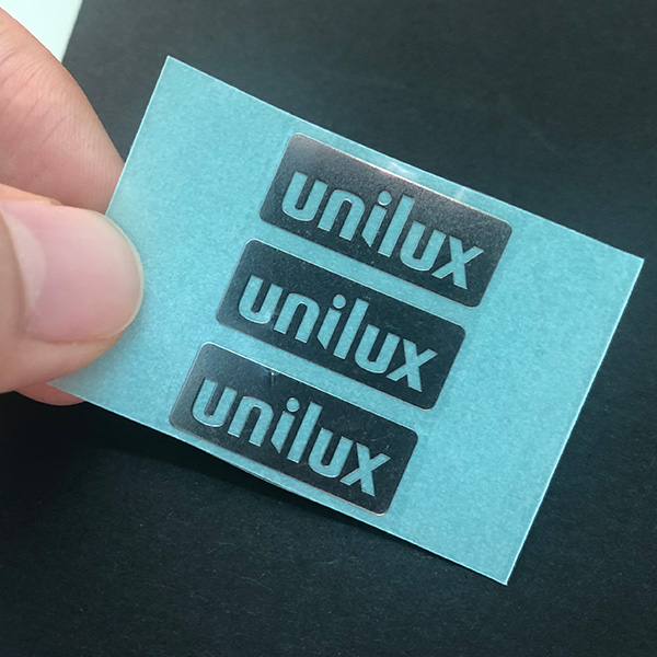 Custom Nickel Emblem Design 19 | Adhesive Metal Brand Label